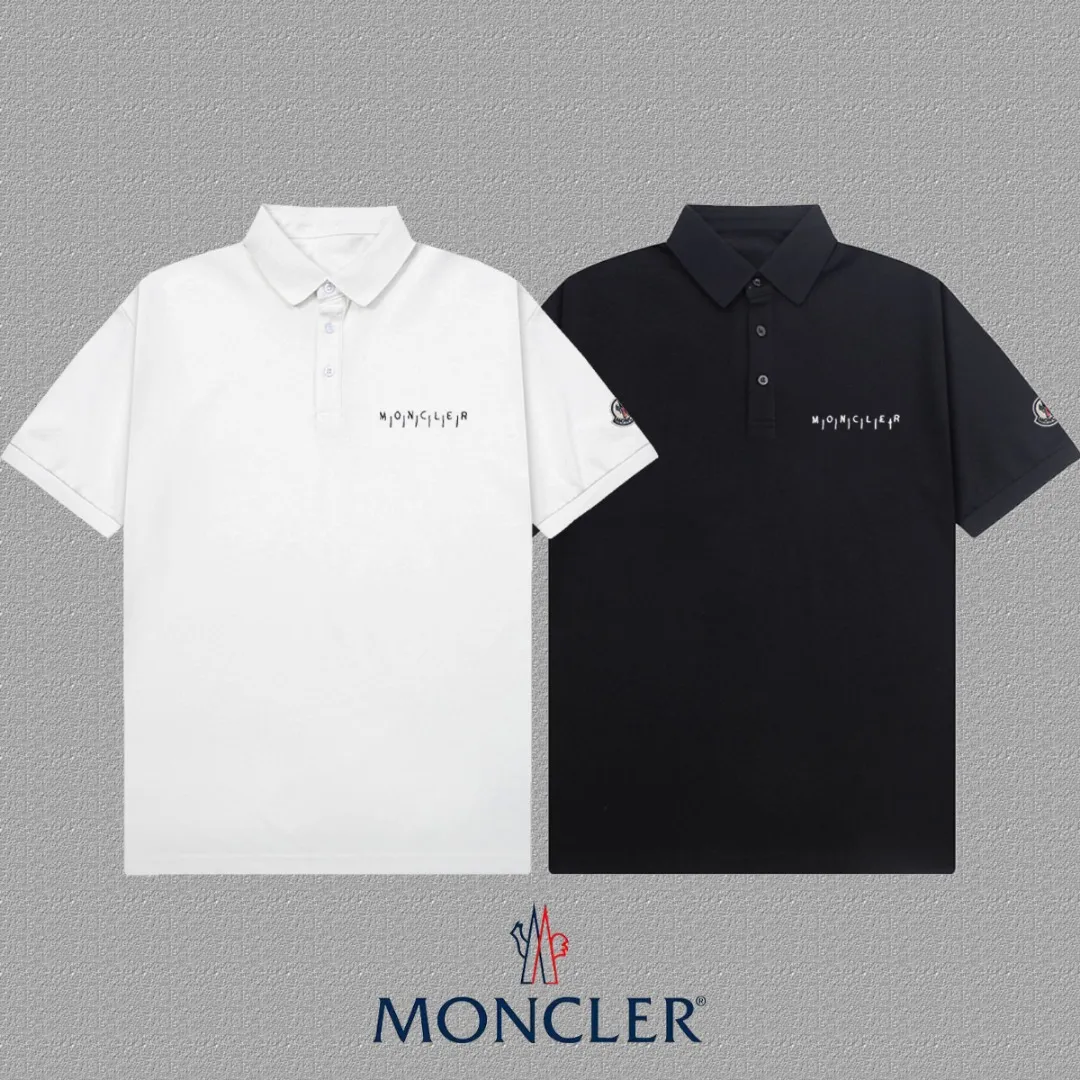 P100✨🔥 [MONCLER ] 2026FW POLO ：Black White Size：S-XXL